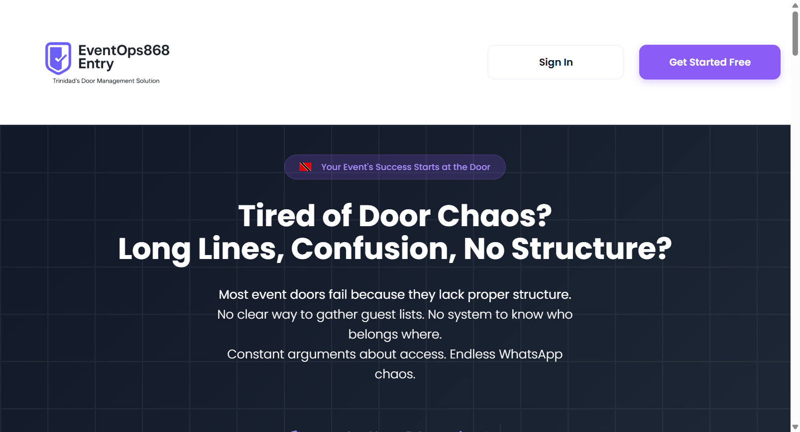 EventOps868 - Professional Event Structure